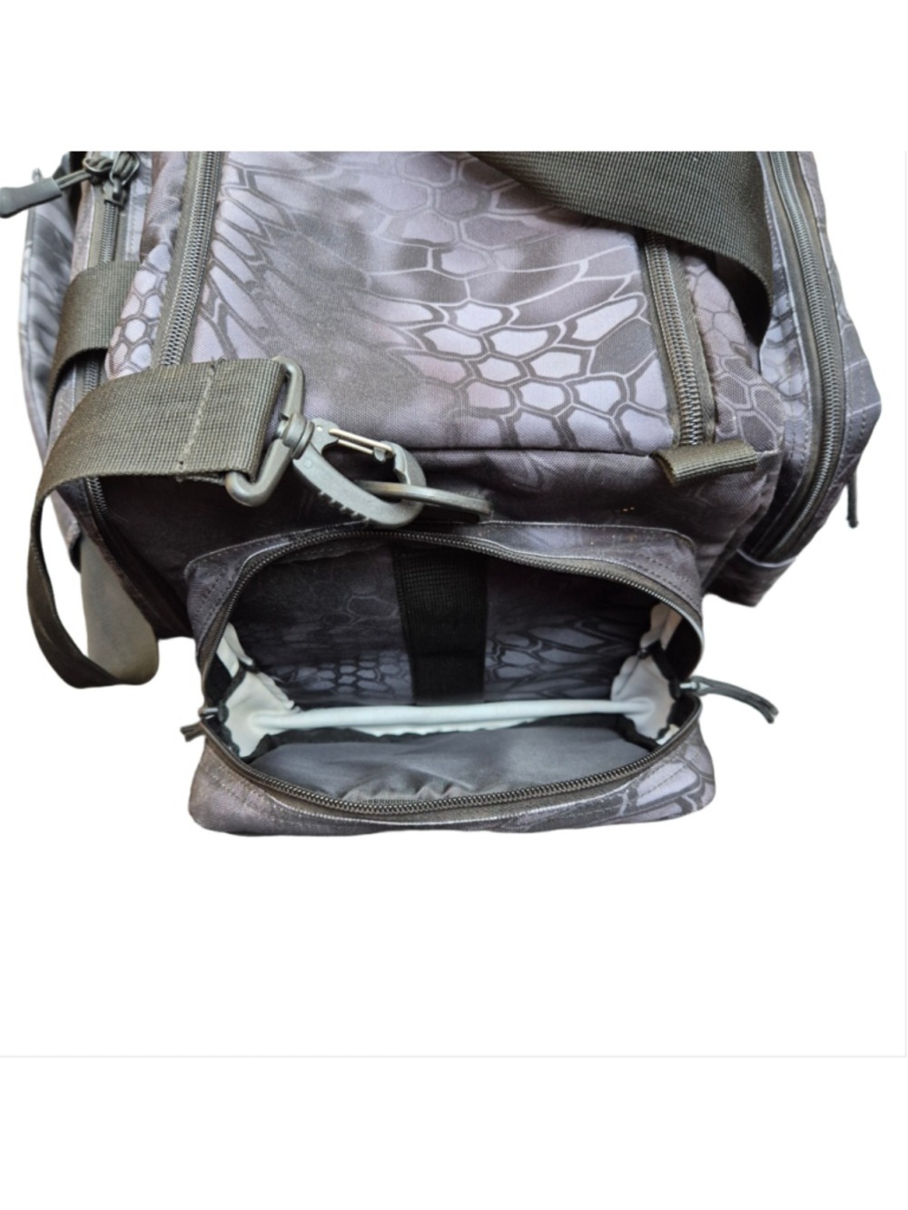Men's Kryptek Gray Black Camo Backpack One Size - Picture 12 of 13